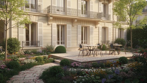 Un hôtel parisien avec jardin : le charme secret de la capitale à savourer